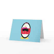 Waddles Hug Greeting Card