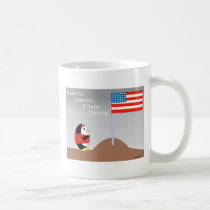 Waddles salutes Veterans mug by ValeriesGallery Waddles salutes Veterans mug
