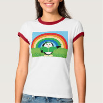 Waddles St. Patrick's Day Ringer T-shrit t-shirts