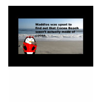 Waddles the Penguin at Cocoa Beach Tank Top t-shirts