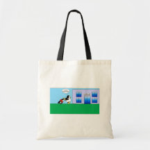 Waddles the Penguin Back to School Tote Bag