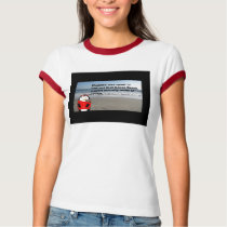 Waddles the Penguin goes to Cocoa Beach, Florida t-shirts