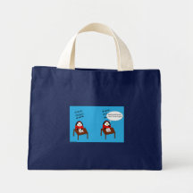 Waddles the Penguin Math Tote Bag