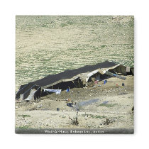 Wadi-Al-Hasa, Bedouin tent, Jordan Fridge Magnets