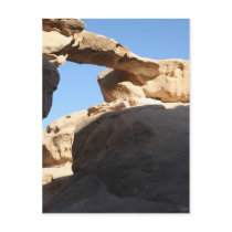 wadi rum stone arch postcards