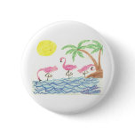 Wading Flamingos Wading Flamingos