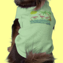Wading Flamingos pet clothing