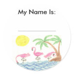 Wading Flamingos, My Name Is:, ________________...