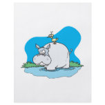 wading hippo and silly bird flyers