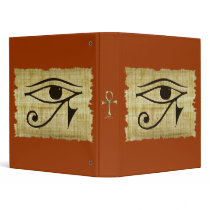 WADJET EYE OF HORUS on Papyrus Binder