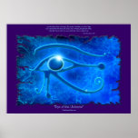 WADJET EYE & Poem Egyptian Fantasy Art Print