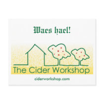 Waes hael - The Cider Workshop trad postcard by CiderWorkshop Waes hael - The Cider Workshop trad postcard