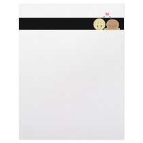 waffle and ice cream love letterhead