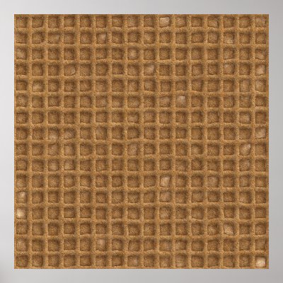 waffle cone texture. Waffle Cone Print by