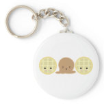 waffle ice cream sandwich key chains