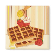 Waffle magnet magnet