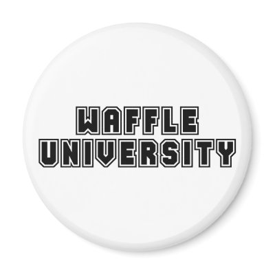 Waffle University Fridge Magnet by dustin1175