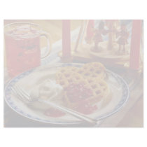 Waffles and beverage custom letterhead