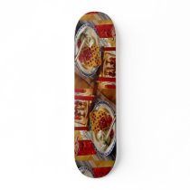 Waffles and beverage skateboard decks