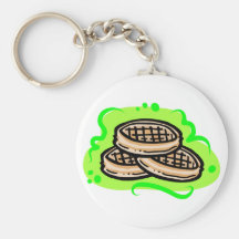 Waffles Keychain