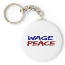 Wage Peace Keychain