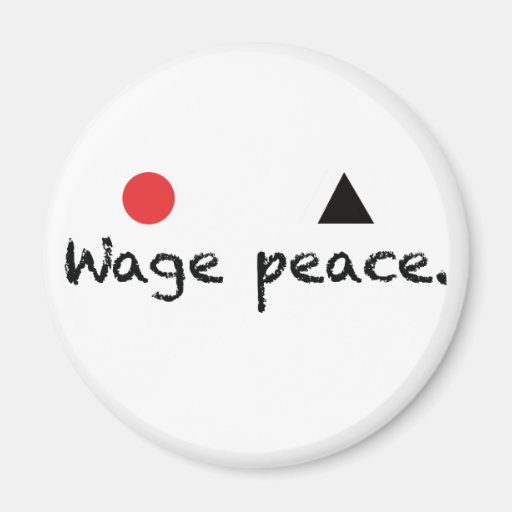 Wage Peace Magnet