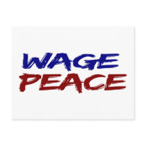Wage Peace Post Card