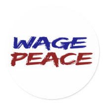 Wage Peace Sticker