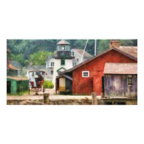 Wagon - Mystic CT - Life at Mystic Photo Card