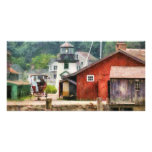 Wagon - Mystic CT - Life at Mystic Photo Card