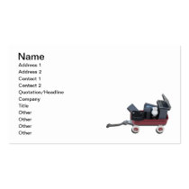 Wagon Old Technology business cards
