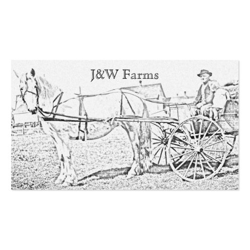 Wagon Ride Business Card Templates