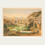 Wagon Trains arriving at Outpost (1838A) posters