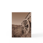 Wagon Wheel Blank Note Card