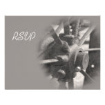 Wagon Wheel Country Wedding RSVP Response Card Invites