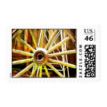 Wagon wheel I photographed. Postage Stamps