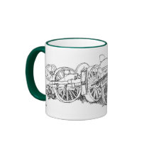 Wagons Drawing mugs
