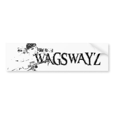 wags2 bumper sticker by wagswayz