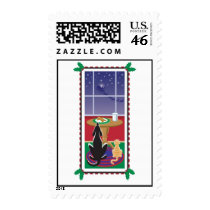 WagsToWishes_Be Good Santa's Coming postage stamps