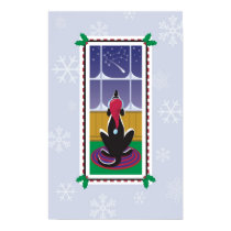 WagsToWishes_Dog Bone Stars Holiday poster posters