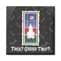 WagsToWishes_Ghostly Labrador Halloween magnets