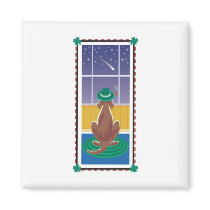 WagsToWishes_Irish Setter Wishing on a Star magnets