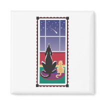 WagsToWishes_Lab&Tabby Wishing on a falling star magnets