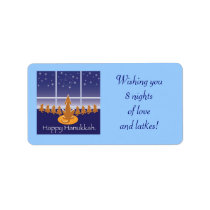 WagsToWishes_Menorah Dogs_love & latkes labels