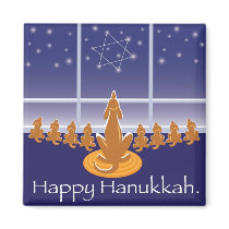 WagsToWishes_Menorah Dogs magnets
