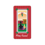 WagsToWishes_Merry Kissmas gift wrap Personalized Address Label
