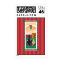 WagsToWishes_Merry Kissmas holiday postage postage by Artful_Animalz WagsToWishes_Merry Kissmas holiday postage postage