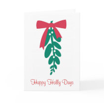 WagsToWishes_Mistletoe_Happy Holly Days cards