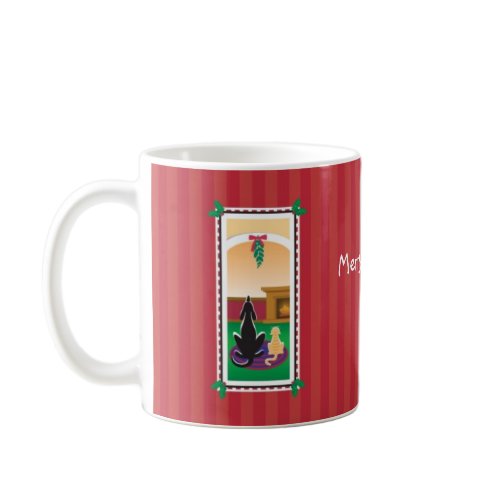 WagsToWishes_Mistletoe Merry Kissmas wrap mug mug