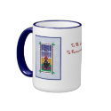 WagsToWishes_Paws & Reflect Holiday mug by Artful_Animalz WagsToWishes_Paws & Reflect Holiday mug